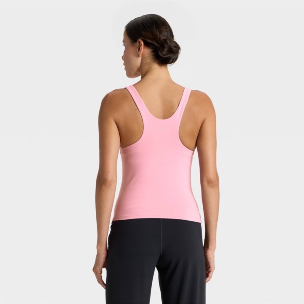 Women's Everyday Soft Square Neck Tank Top - All In Motion™ Mauve XXL NWT - Picture 3 of 4